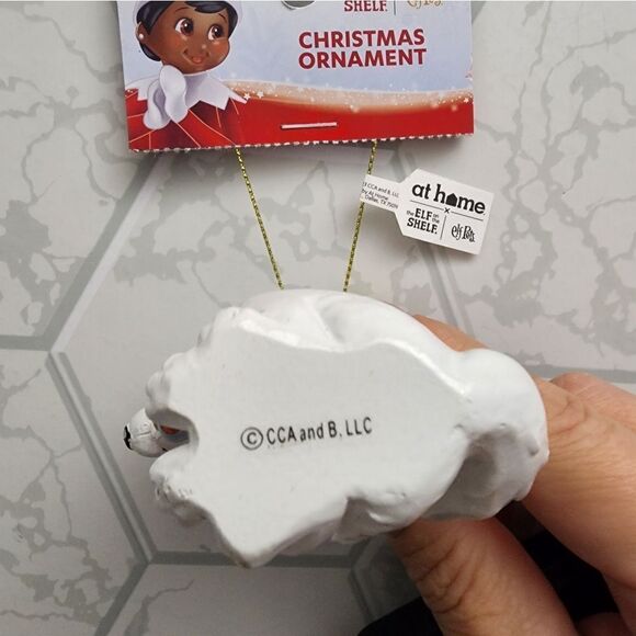 NWT Elf on the shelf pet Arctic Fox Christmas tree ornament - Picture 6 of 8
